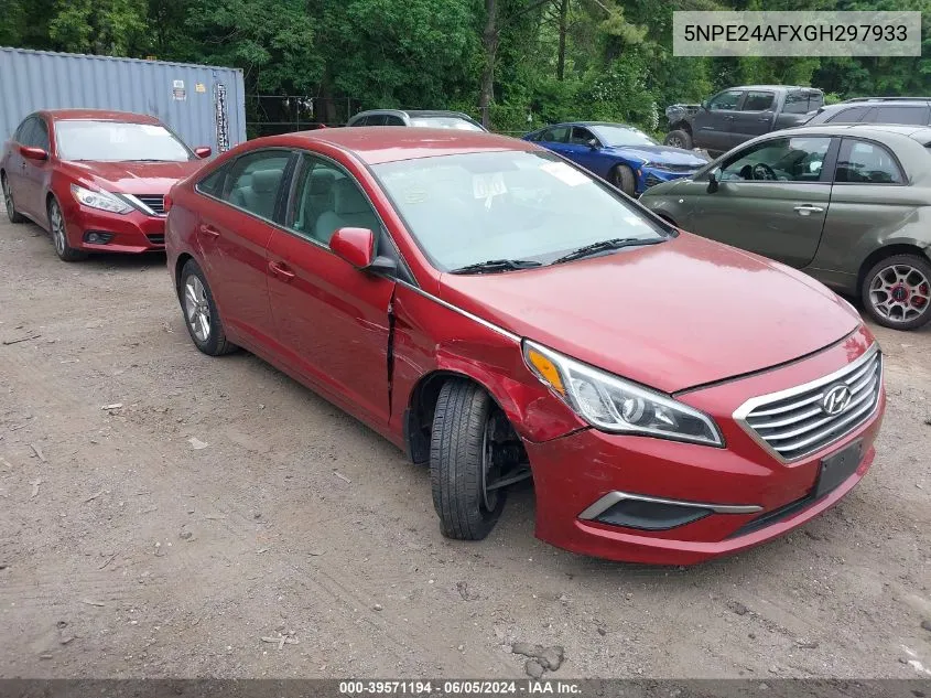 2016 Hyundai Sonata Se VIN: 5NPE24AFXGH297933 Lot: 39571194