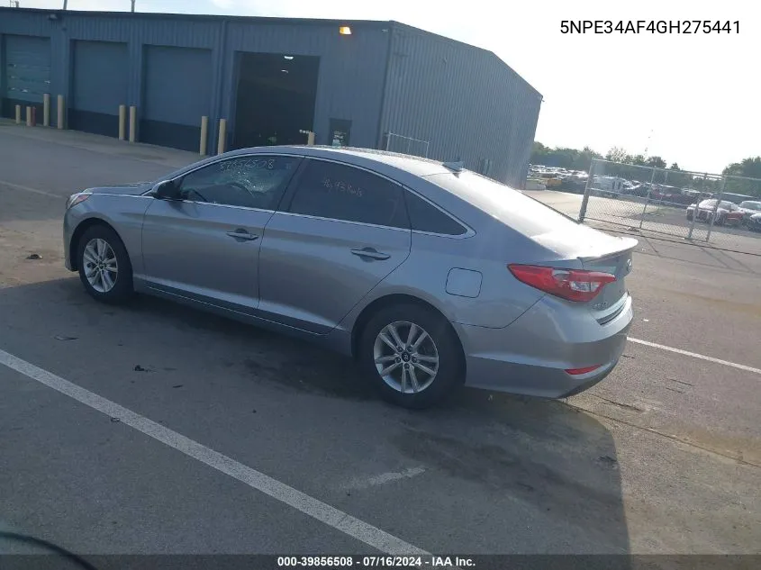 5NPE34AF4GH275441 2016 Hyundai Sonata Limited/Sport