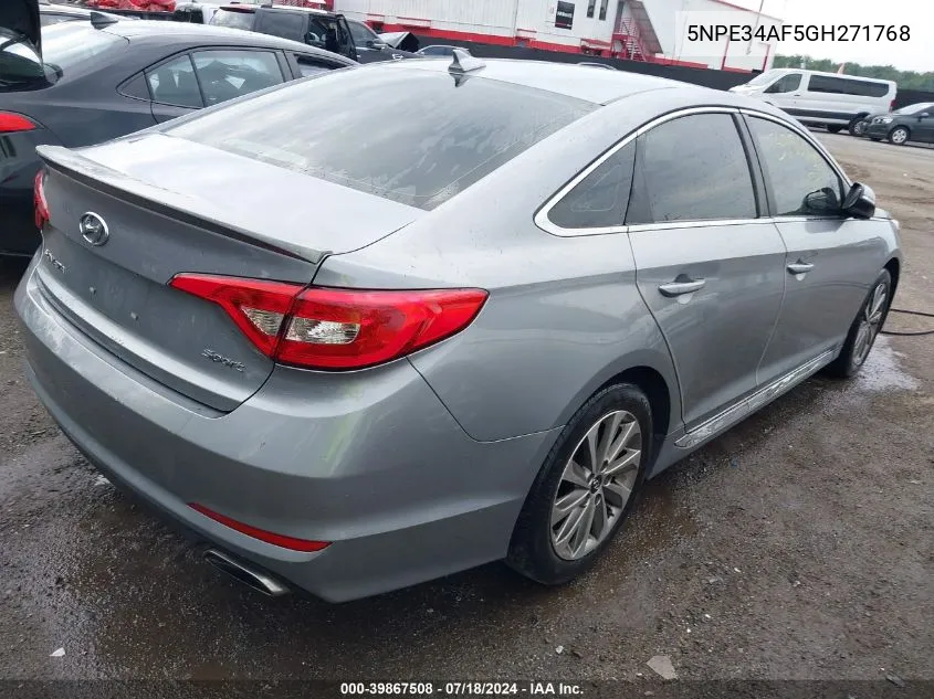 5NPE34AF5GH271768 2016 Hyundai Sonata Sport