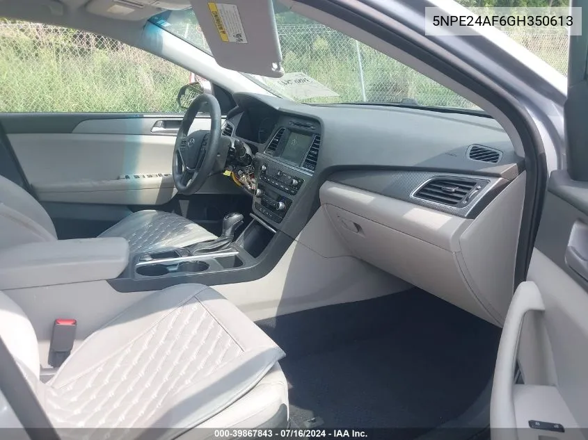 5NPE24AF6GH350613 2016 Hyundai Sonata Se