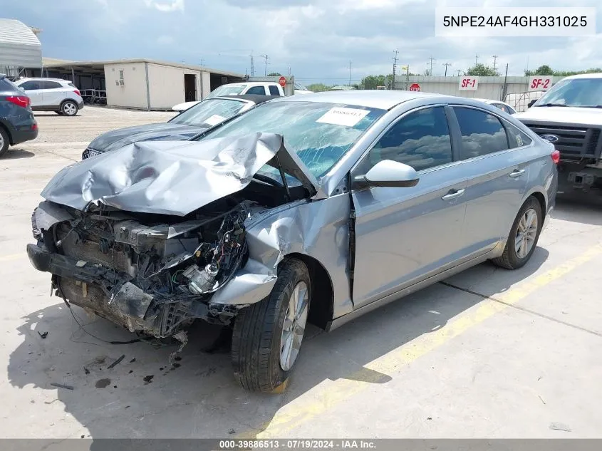 5NPE24AF4GH331025 2016 Hyundai Sonata Se