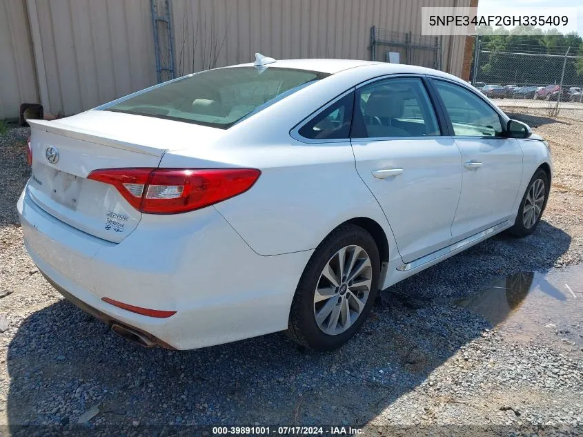 5NPE34AF2GH335409 2016 Hyundai Sonata Sport