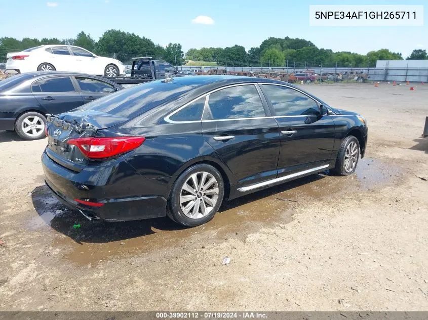 5NPE34AF1GH265711 2016 Hyundai Sonata Sport