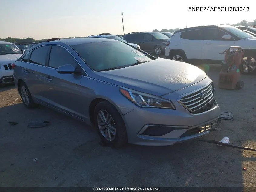 2016 Hyundai Sonata Se VIN: 5NPE24AF6GH283043 Lot: 39904014