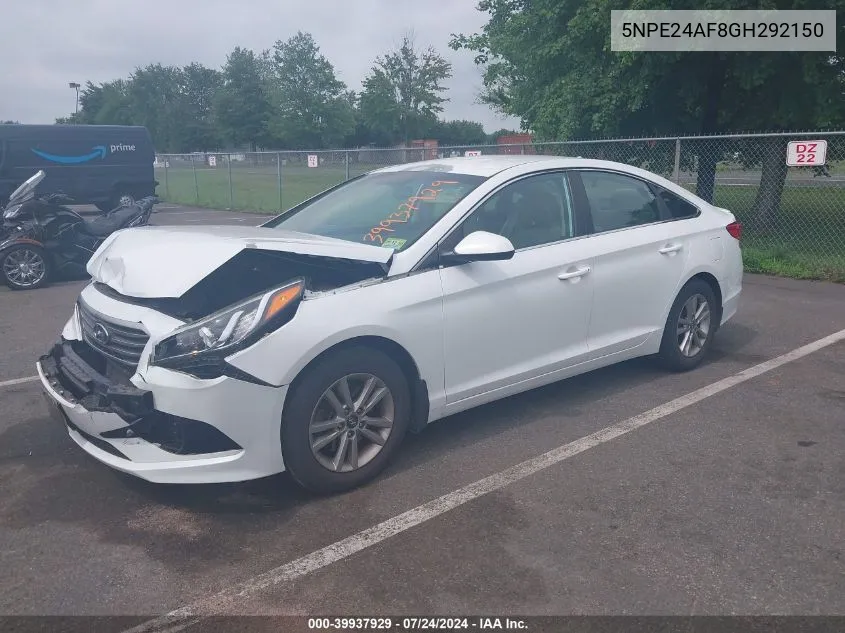 5NPE24AF8GH292150 2016 Hyundai Sonata Se