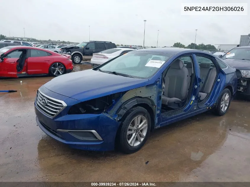 5NPE24AF2GH306026 2016 Hyundai Sonata Se