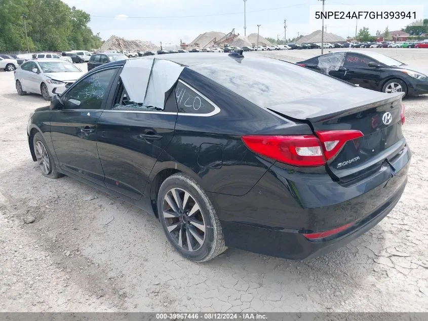 5NPE24AF7GH393941 2016 Hyundai Sonata