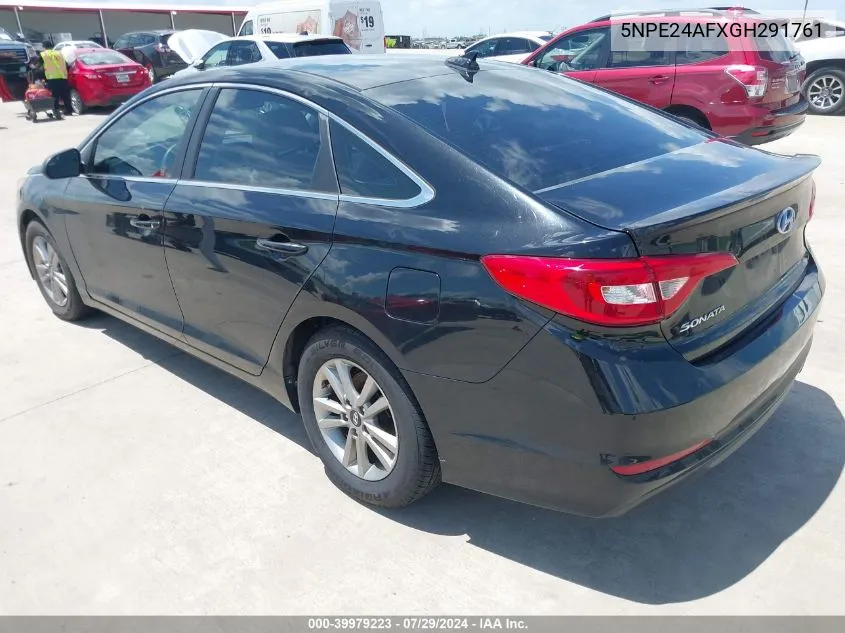 2016 Hyundai Sonata Se VIN: 5NPE24AFXGH291761 Lot: 39979223