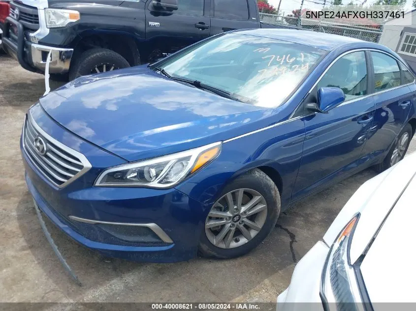 5NPE24AFXGH337461 2016 Hyundai Sonata Se