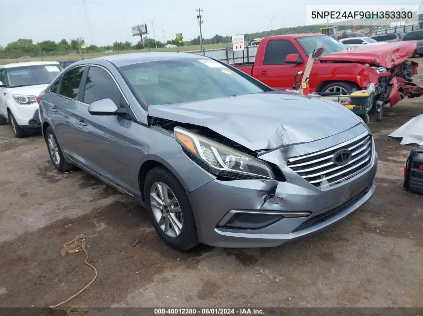 5NPE24AF9GH353330 2016 Hyundai Sonata Se