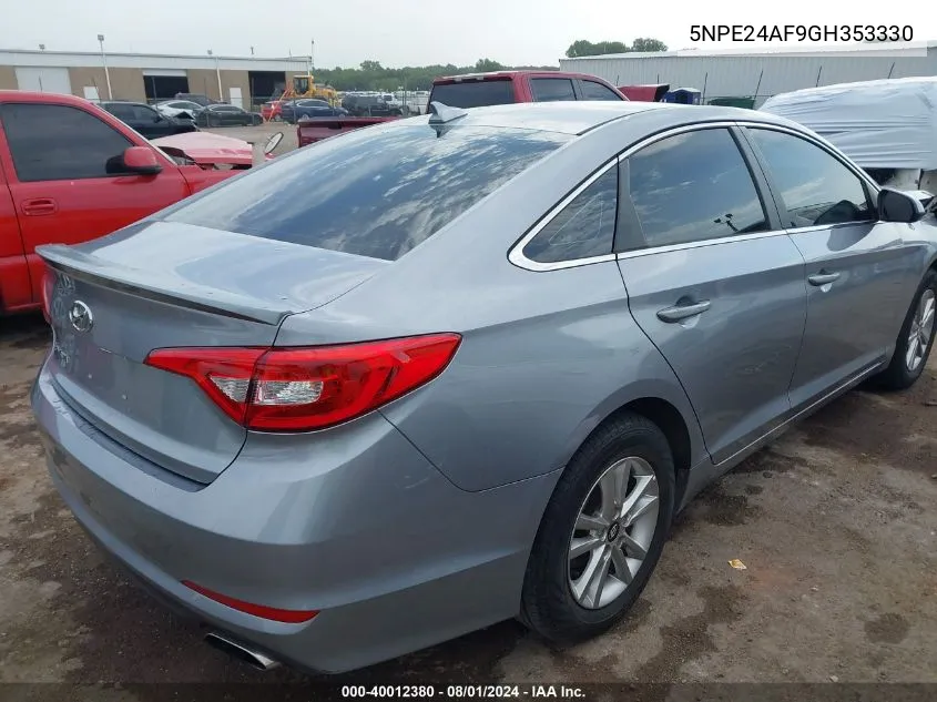 5NPE24AF9GH353330 2016 Hyundai Sonata Se