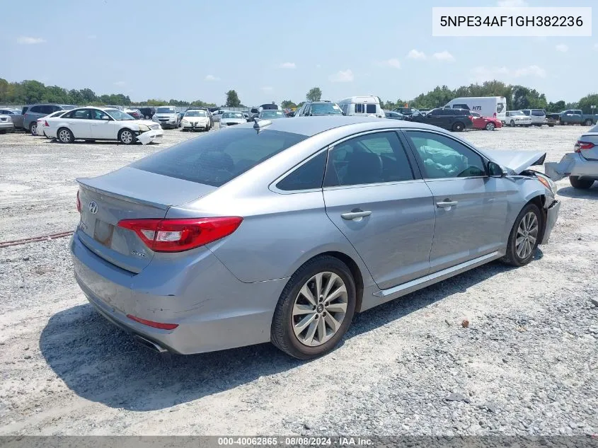 5NPE34AF1GH382236 2016 Hyundai Sonata Sport