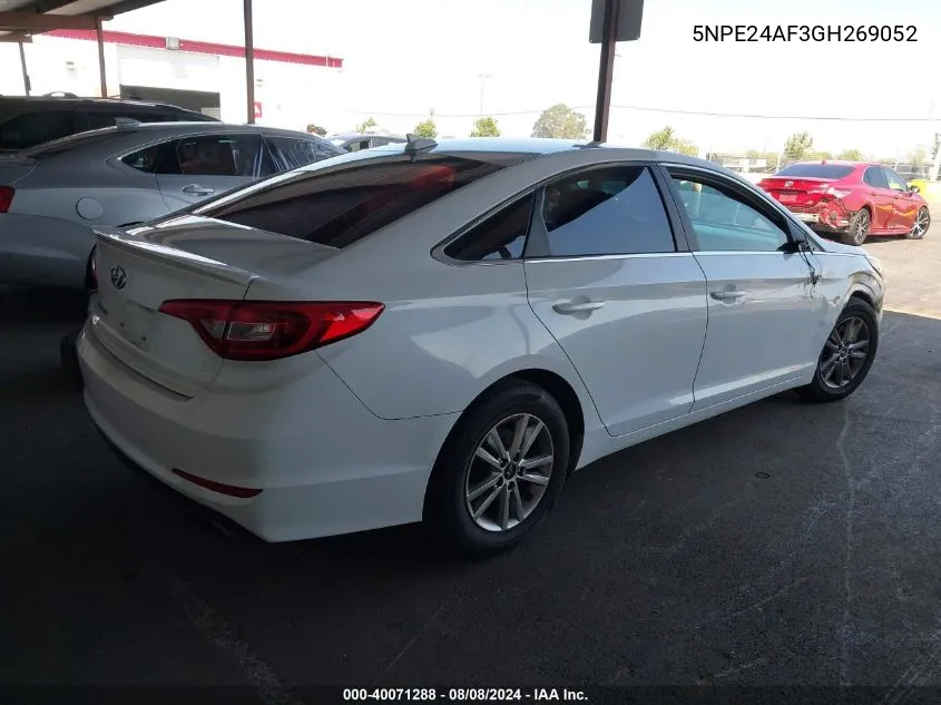 5NPE24AF3GH269052 2016 Hyundai Sonata Se