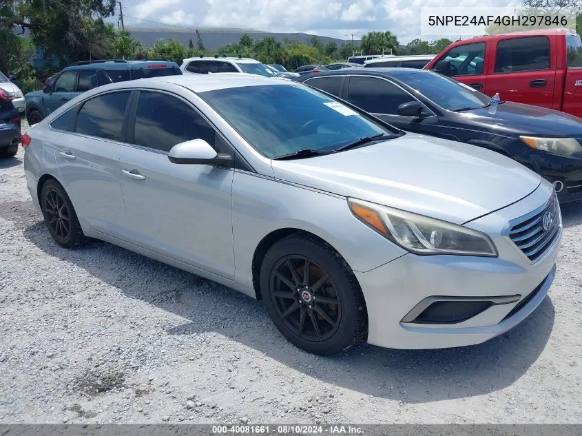 2016 Hyundai Sonata Se VIN: 5NPE24AF4GH297846 Lot: 40081661