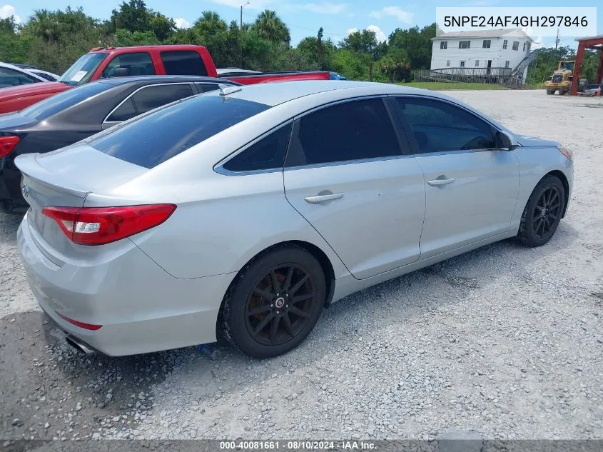 5NPE24AF4GH297846 2016 Hyundai Sonata Se