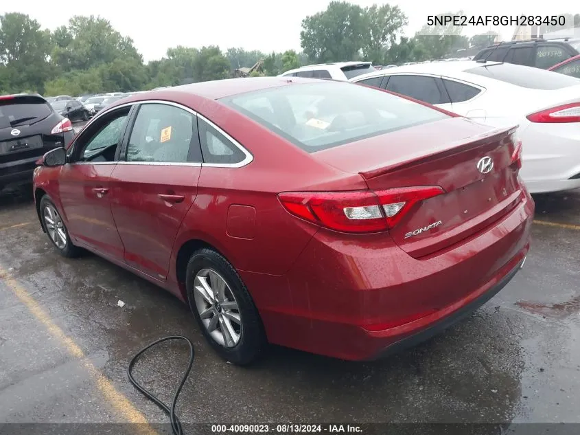 5NPE24AF8GH283450 2016 Hyundai Sonata Se