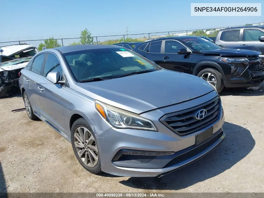 5NPE34AF0GH264906 2016 Hyundai Sonata Sport