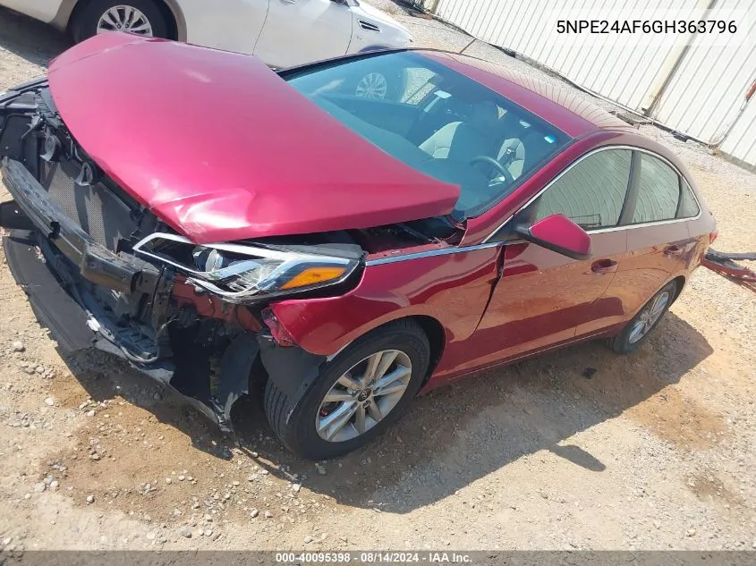 5NPE24AF6GH363796 2016 Hyundai Sonata Se