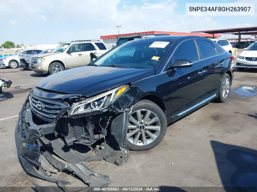 5NPE34AF8GH263907 2016 Hyundai Sonata Limited