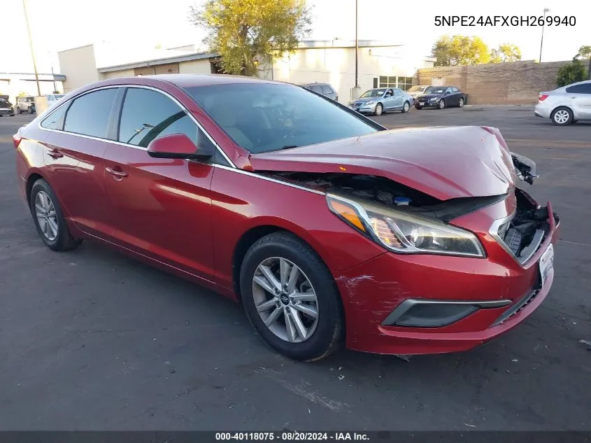 5NPE24AFXGH269940 2016 Hyundai Sonata Se