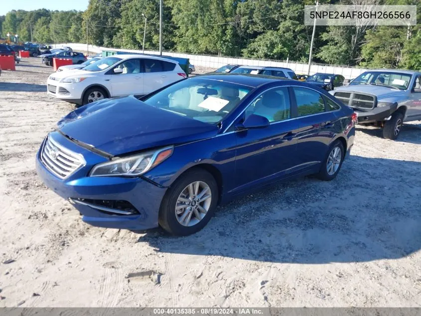 5NPE24AF8GH266566 2016 Hyundai Sonata Se