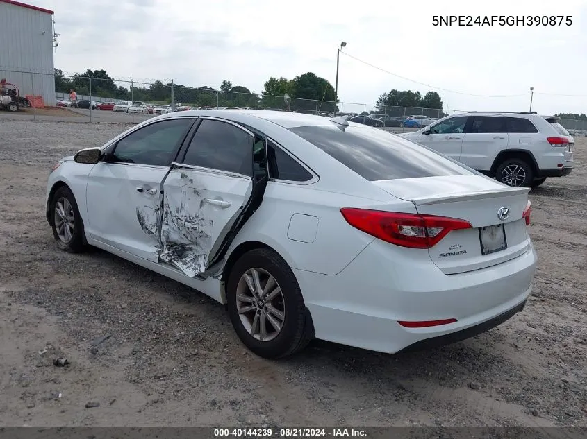 5NPE24AF5GH390875 2016 Hyundai Sonata Se