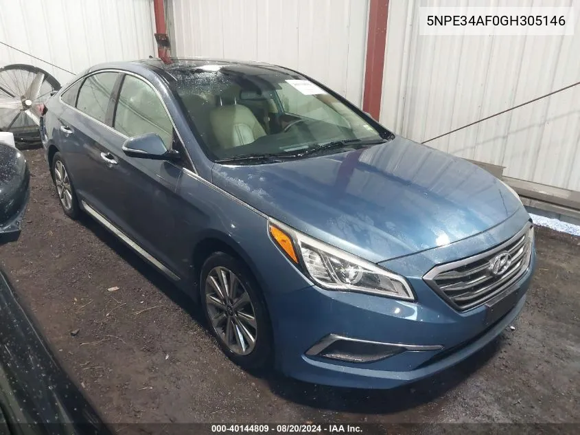 5NPE34AF0GH305146 2016 Hyundai Sonata Limited