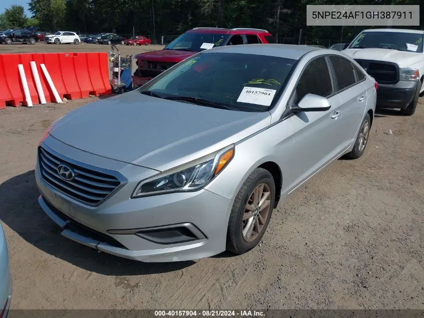 5NPE24AF1GH387911 2016 Hyundai Sonata Se