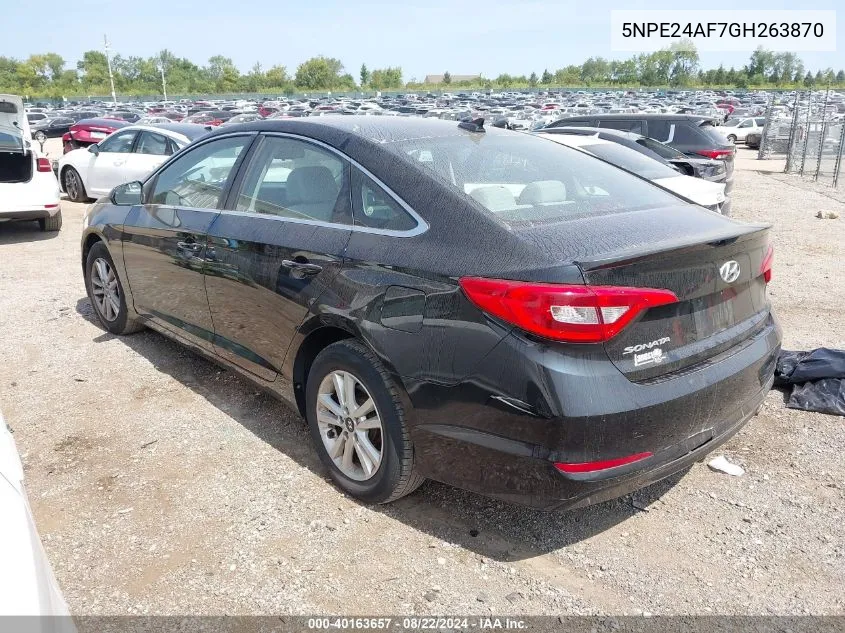 5NPE24AF7GH263870 2016 Hyundai Sonata Se