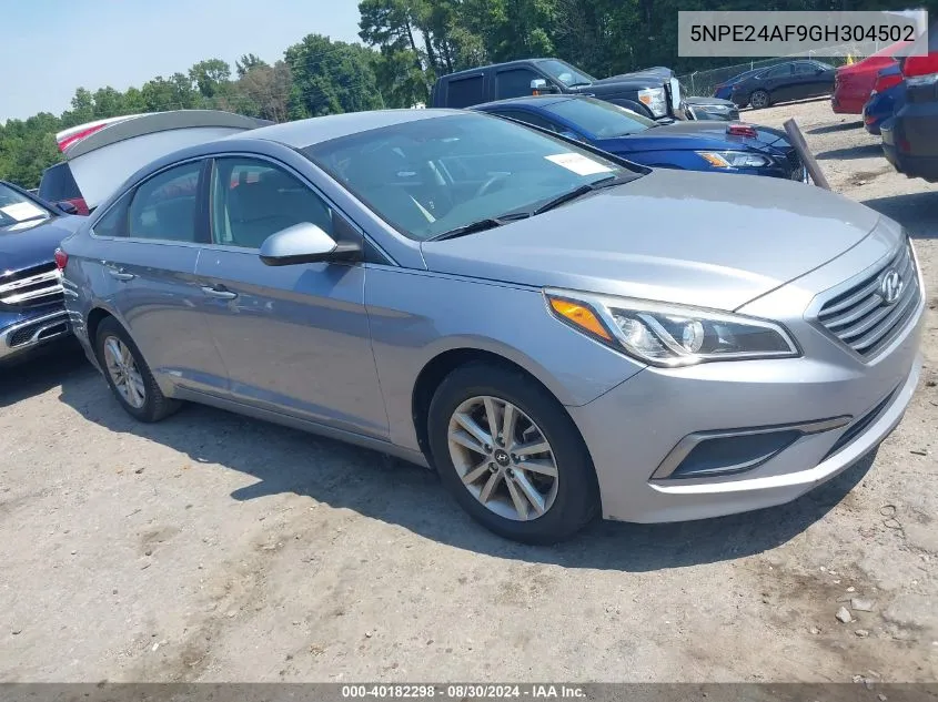 5NPE24AF9GH304502 2016 Hyundai Sonata Se