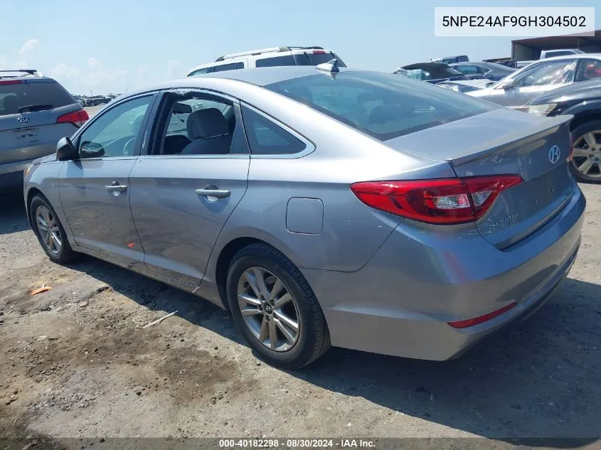 5NPE24AF9GH304502 2016 Hyundai Sonata Se