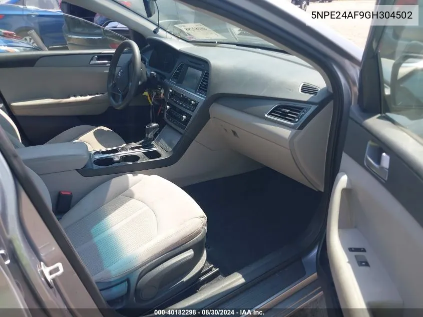 5NPE24AF9GH304502 2016 Hyundai Sonata Se