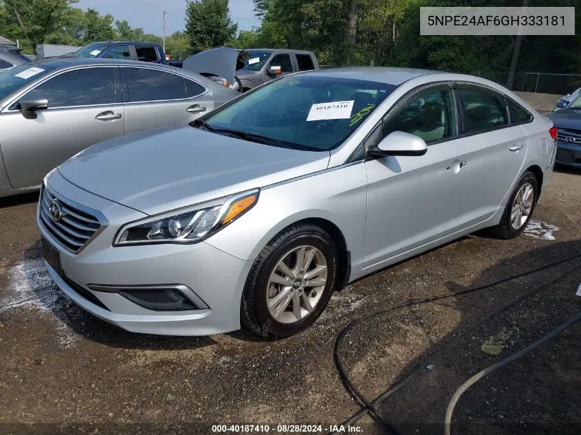 5NPE24AF6GH333181 2016 Hyundai Sonata Se