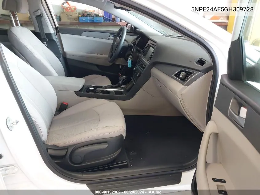 5NPE24AF5GH309728 2016 Hyundai Sonata Se