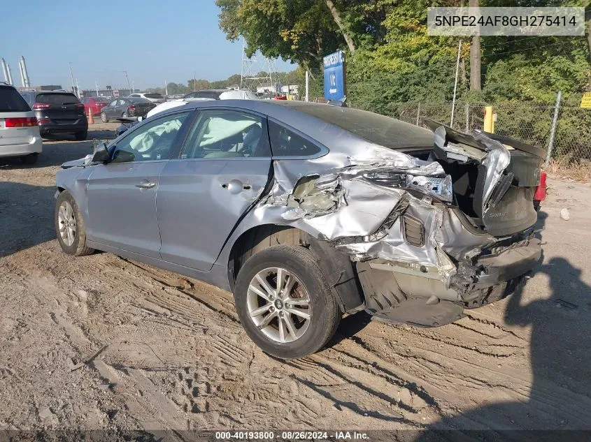 5NPE24AF8GH275414 2016 Hyundai Sonata Se