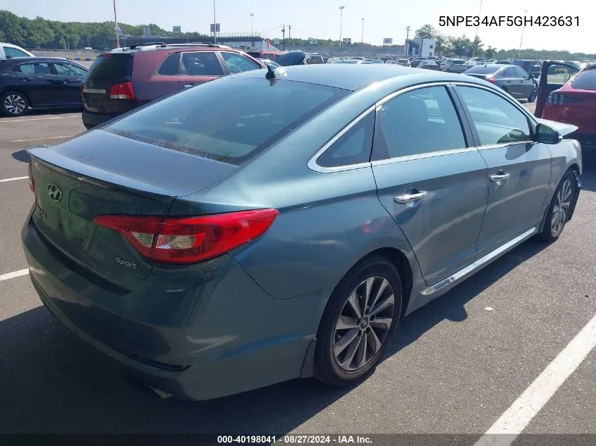 5NPE34AF5GH423631 2016 Hyundai Sonata Sport