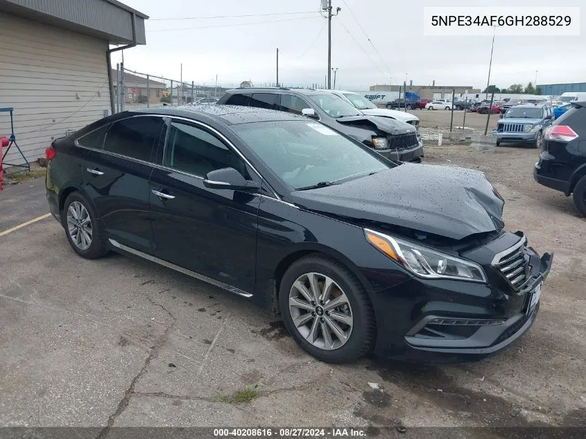 5NPE34AF6GH288529 2016 Hyundai Sonata Limited