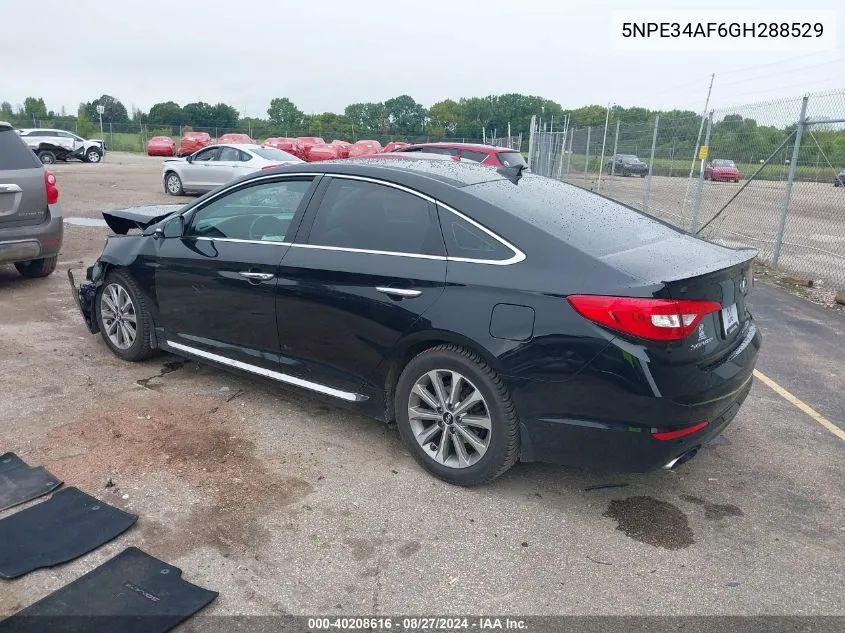 5NPE34AF6GH288529 2016 Hyundai Sonata Limited