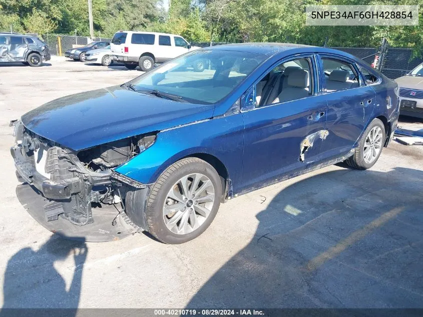 2016 Hyundai Sonata Sport VIN: 5NPE34AF6GH428854 Lot: 40210719