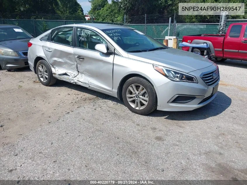 2016 Hyundai Sonata Se VIN: 5NPE24AF9GH289547 Lot: 40220779