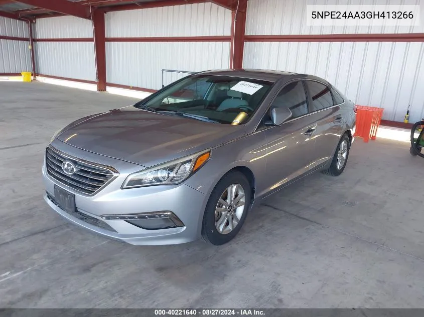 5NPE24AA3GH413266 2016 Hyundai Sonata Eco