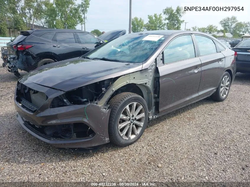 5NPE34AF0GH297954 2016 Hyundai Sonata Limited