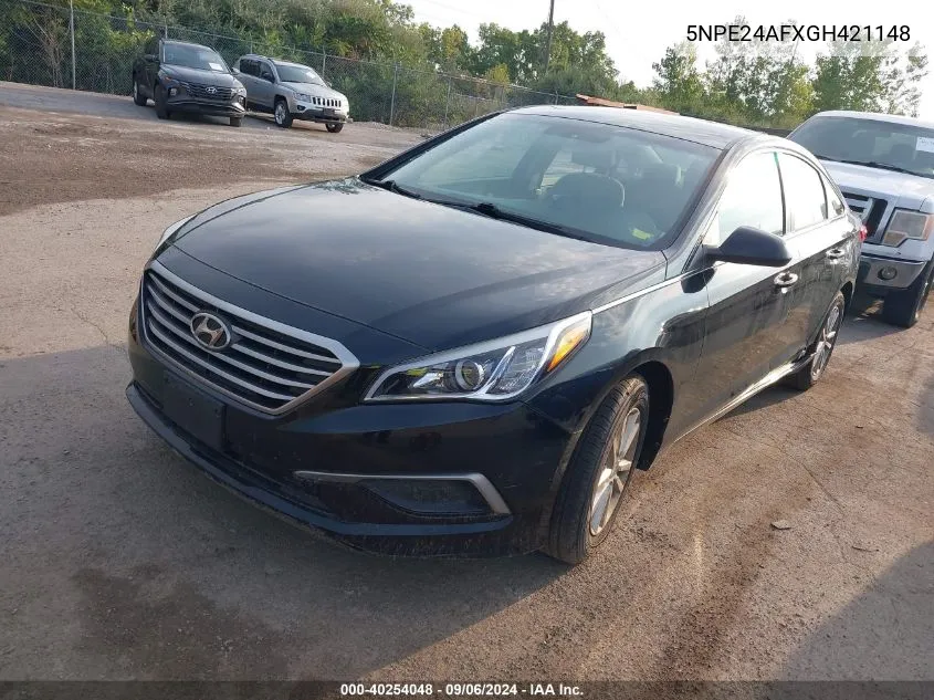 2016 Hyundai Sonata Se VIN: 5NPE24AFXGH421148 Lot: 40254048