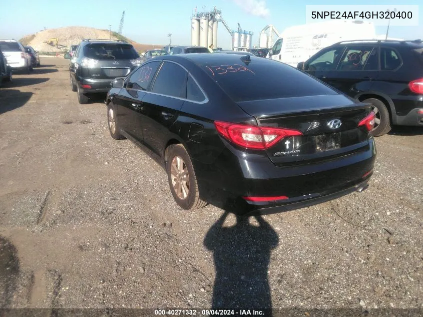 5NPE24AF4GH320400 2016 Hyundai Sonata Se