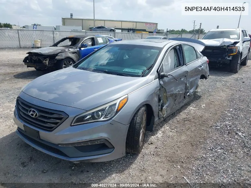 5NPE34AF4GH414533 2016 Hyundai Sonata Limited