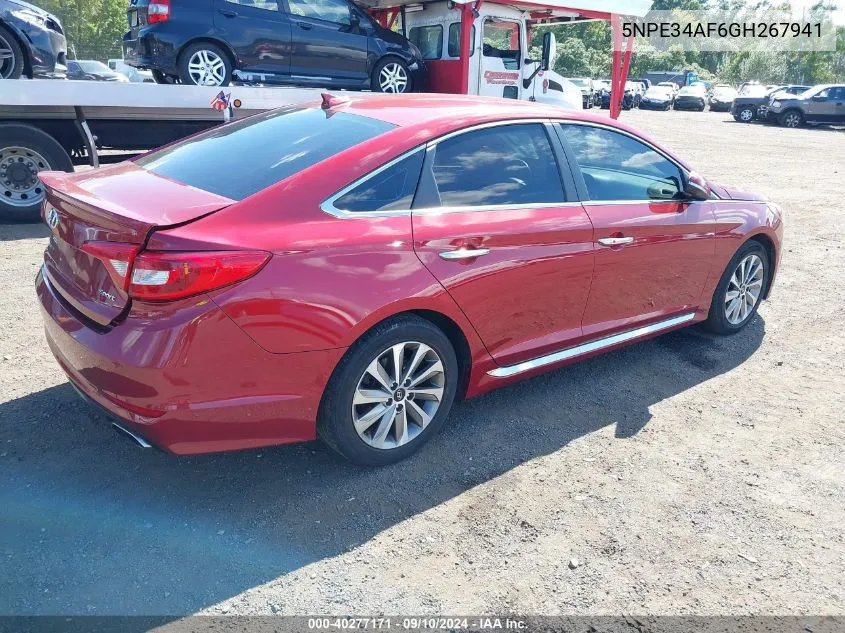 5NPE34AF6GH267941 2016 Hyundai Sonata Sport