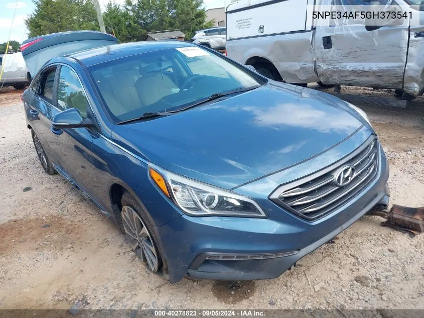 2016 Hyundai Sonata Sport VIN: 5NPE34AF5GH373541 Lot: 40278823