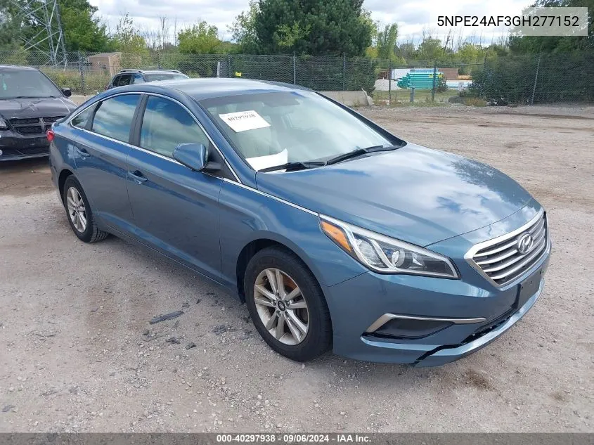 5NPE24AF3GH277152 2016 Hyundai Sonata Se