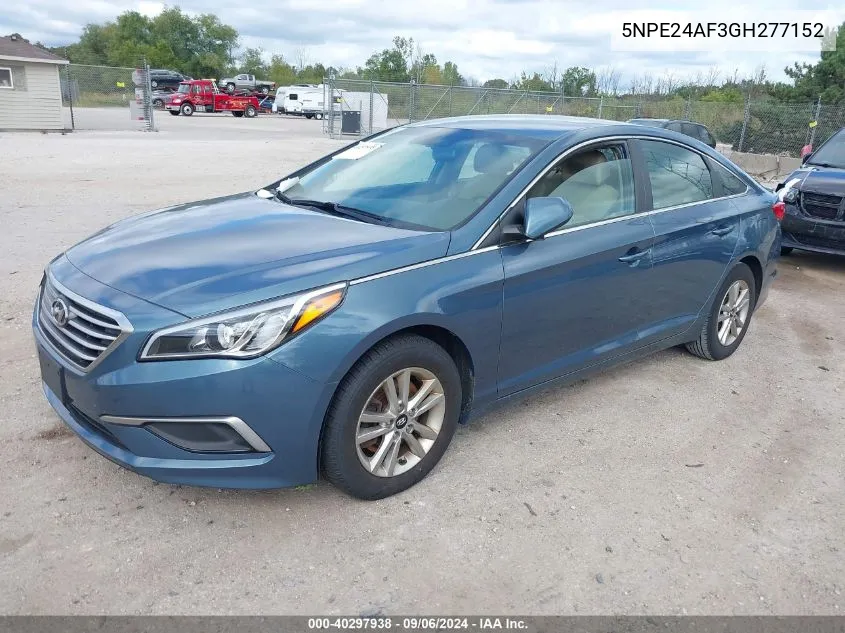 5NPE24AF3GH277152 2016 Hyundai Sonata Se