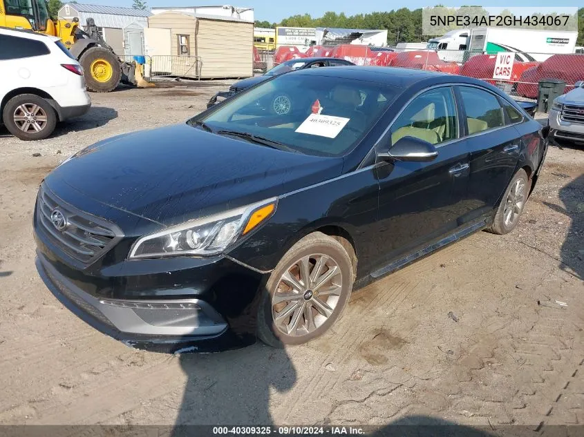 5NPE34AF2GH434067 2016 Hyundai Sonata Sport/Limited